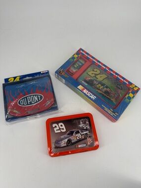Nascar Jeff Gordon #24 DuPont & #29 Kevin Harvick Tin Set Playing Cards